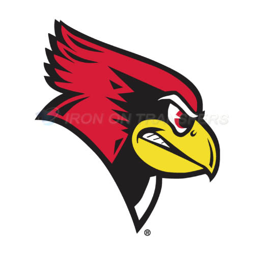 Illinois State Redbirds Logo T-shirts Iron On Transfers N4613 - Click Image to Close